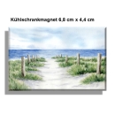 Kühlschrankmagnet Strandweg WA7