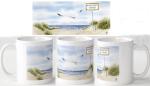 Cup Coffee Cup Mug Beach with Sign WHV8
